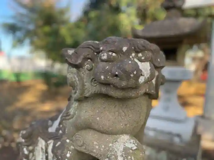 御嶽神社 (上矢部)の狛犬