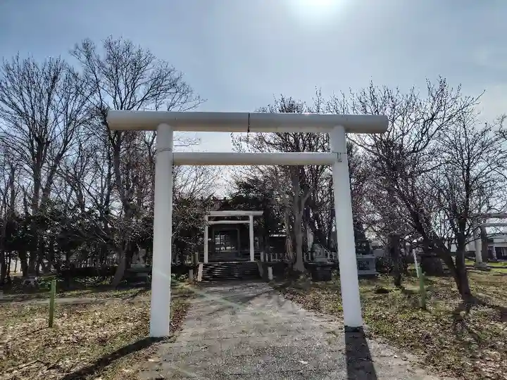 留萌神社の鳥居