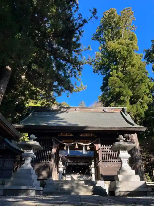 河口浅間神社の山門・神門