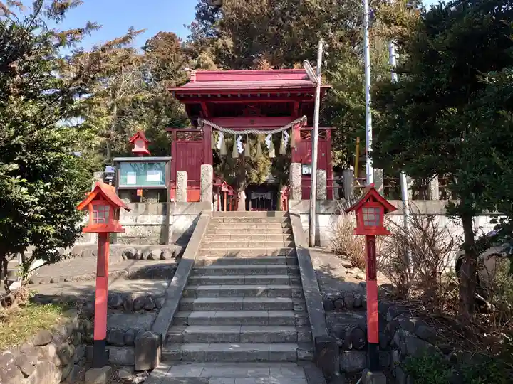 平出雷電神社の山門・神門