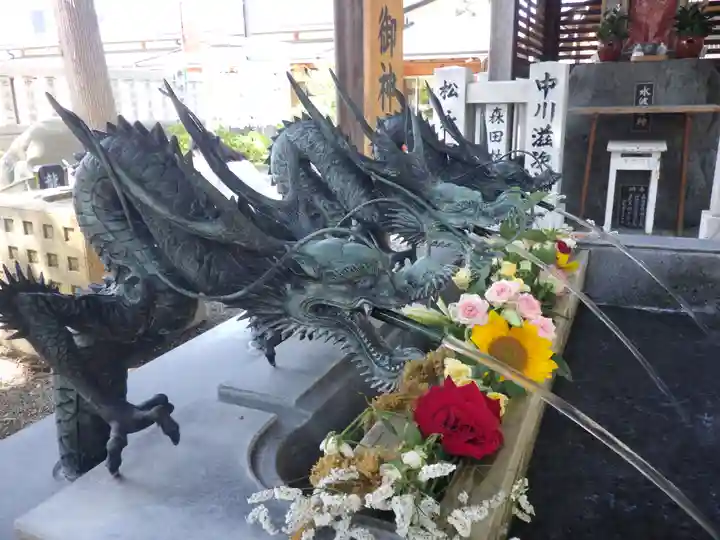 奥田神社の手水舎