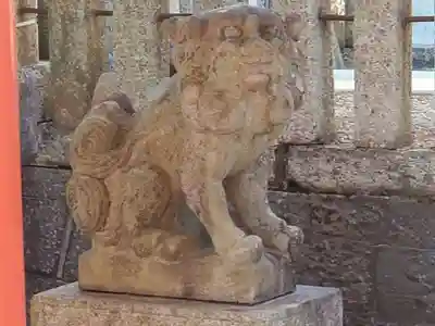 市神社の狛犬