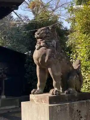 忍　諏訪神社・東照宮　の狛犬