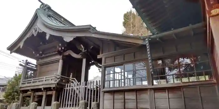 井細田八幡神社の本殿