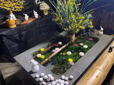 東海市熊野神社の手水舎