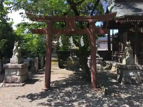 五泉八幡宮の鳥居