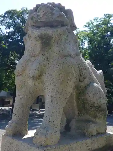 諏訪神社の狛犬