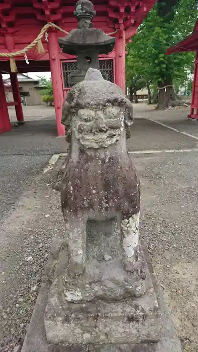 吉岡八幡神社の狛犬