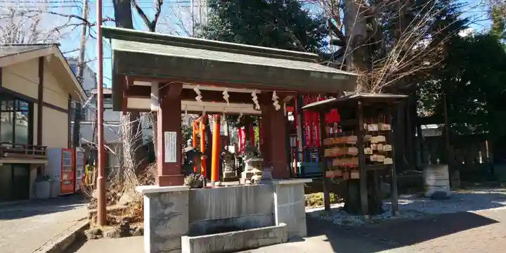 品川貴船神社の手水舎