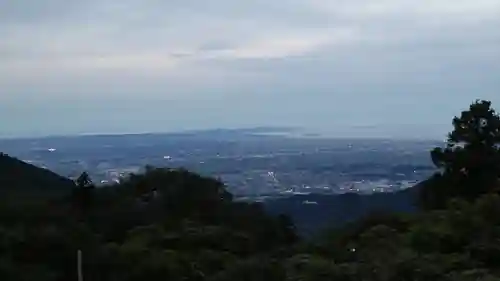 大山阿夫利神社の景色