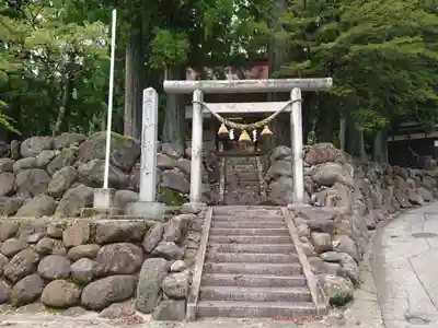 鷲見白山神社の鳥居