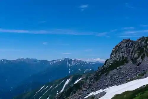 雄山神社峰本社の景色