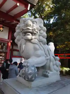 來宮神社の狛犬
