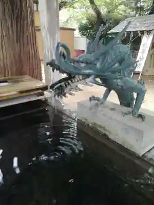 素鵞神社の手水舎