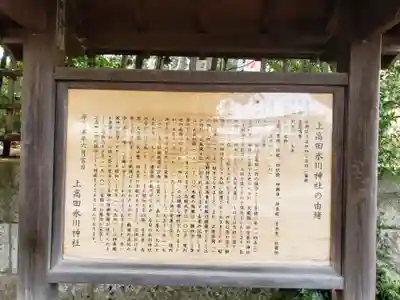 上高田氷川神社の歴史