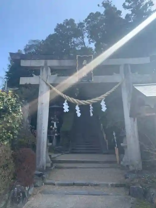 飛鳥坐神社の鳥居