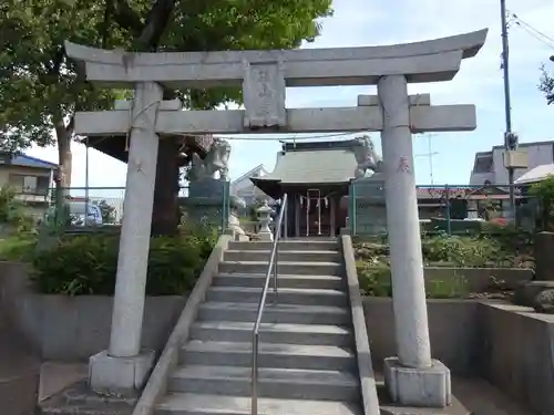 杉山社の鳥居