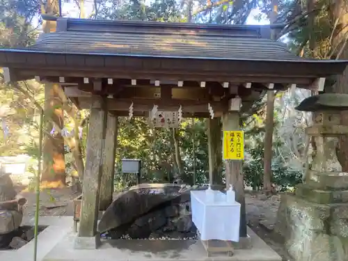 鷲子山上神社の手水舎