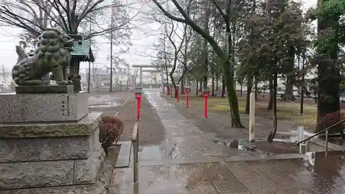 神明社の狛犬