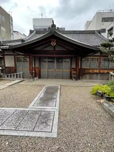 大福寺（浪華仮病院跡）の本殿・本堂