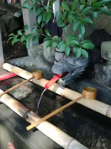 登渡神社の手水舎
