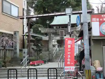 櫛田神社の鳥居