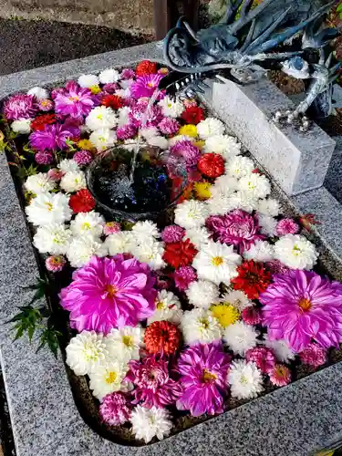 木幡山隠津島神社(二本松市)の手水