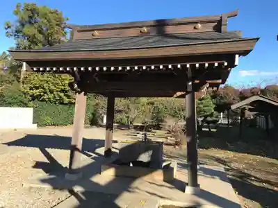 女化神社の手水舎