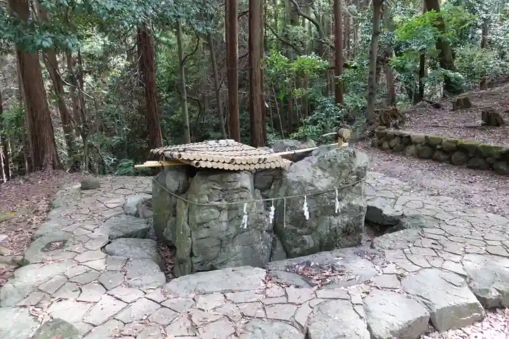 當麻山口神社の手水舎
