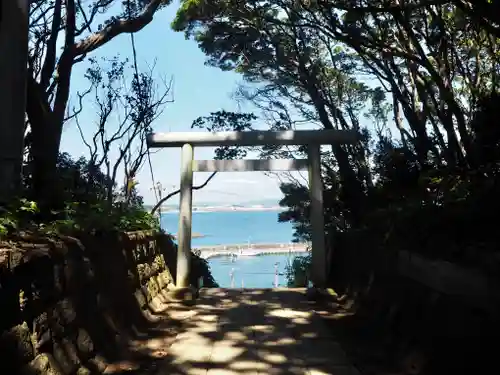 酒列磯前神社の景色