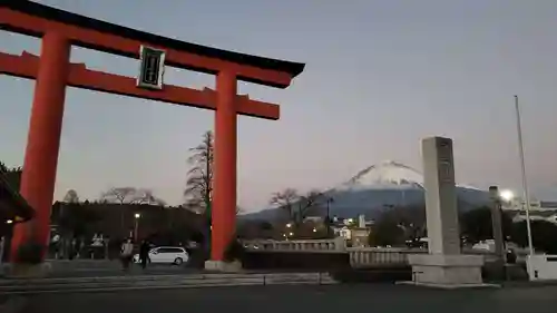 富士山本宮浅間大社の鳥居