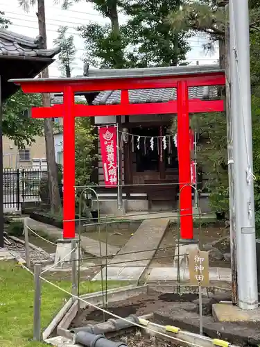 上中居諏訪神社の鳥居