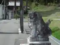 鵜住神社の狛犬