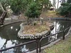 天津神社の庭園