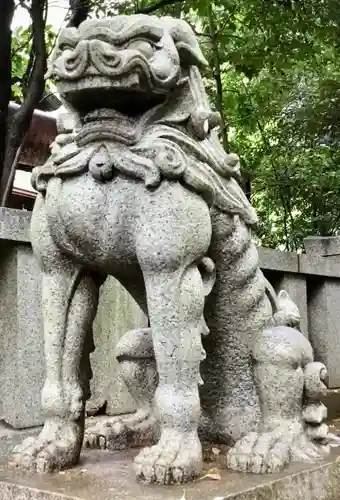 渋谷氷川神社の狛犬