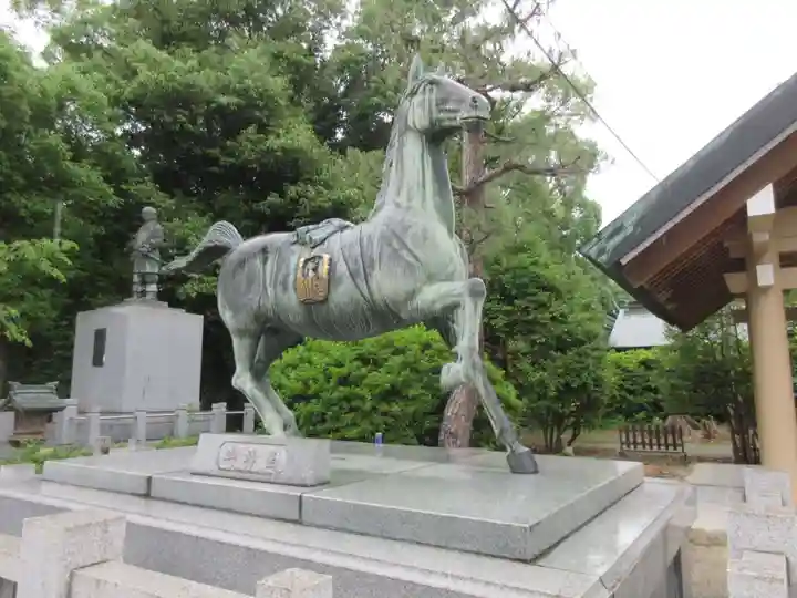 和泉國一之宮 大鳥大社の狛犬