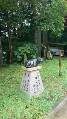 飯野川亀ヶ森八幡神社の狛犬