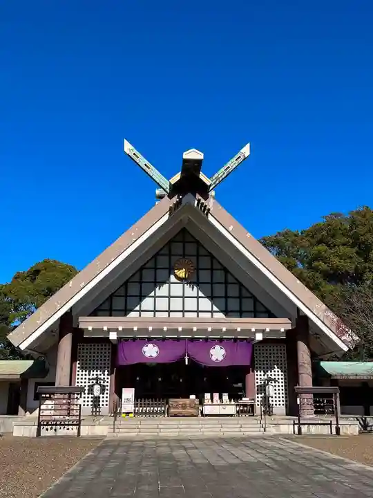 千葉縣護國神社の本殿・本堂
