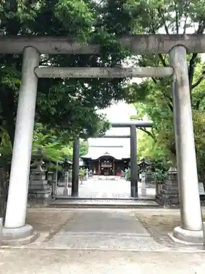 溝旗神社（肇國神社）の鳥居