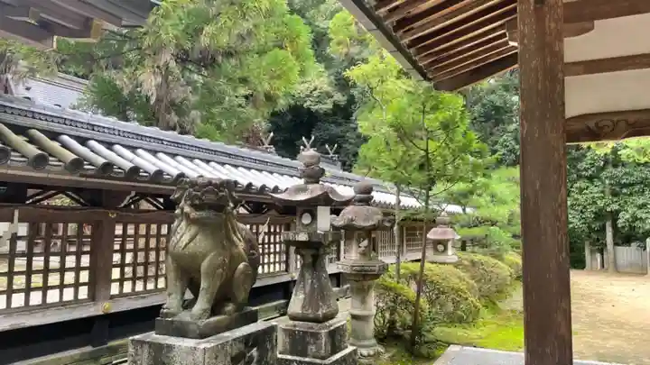 美具久留御魂神社の狛犬