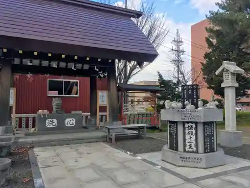 新川皇大神社の手水