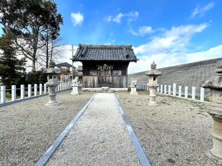 殿名八剣神社の本殿・本堂