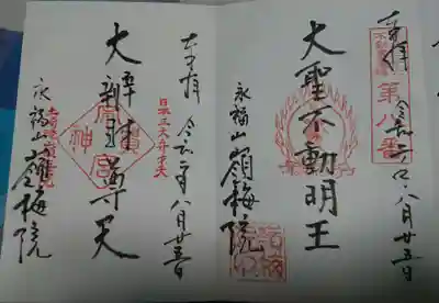 嶺梅院の御朱印