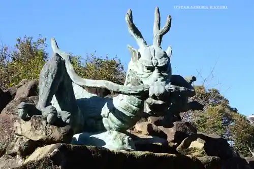 江島神社の像