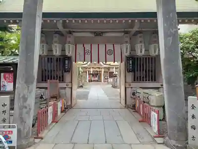 綱敷天神社の山門・神門