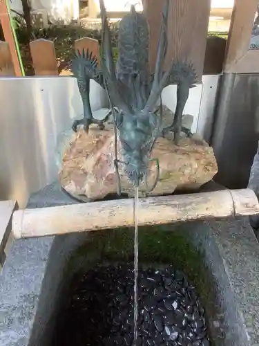 真清田神社の手水舎