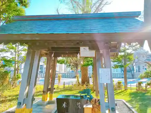 西野神社の手水