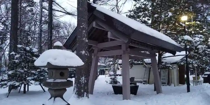 大谷地神社の手水舎