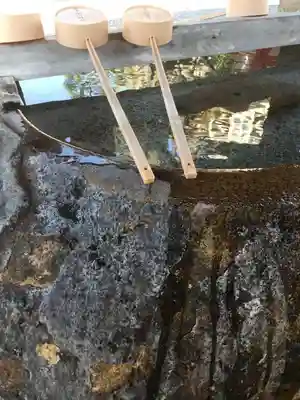 麻布氷川神社の手水舎