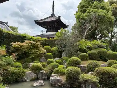 穴太寺の庭園